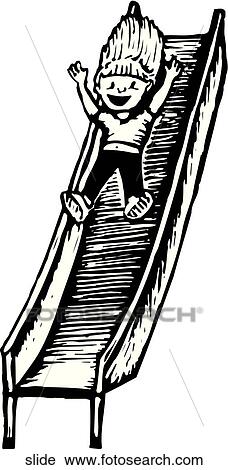Clipart - Slide. Fotosearch