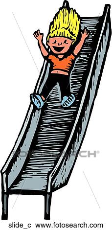 Clipart - Slide. Fotosearch