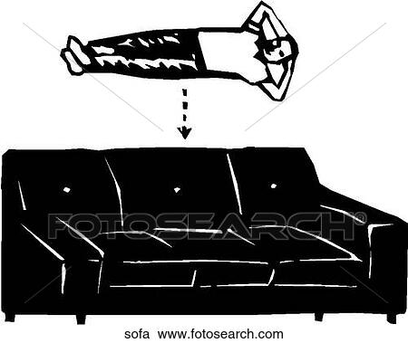 Clipart - Sofa. Fotosearch