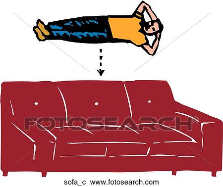 Clipart - Sofa. Fotosearch