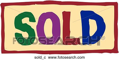 Sold View Large Clip Art Graphic Clipart - Sold. Fotosearch