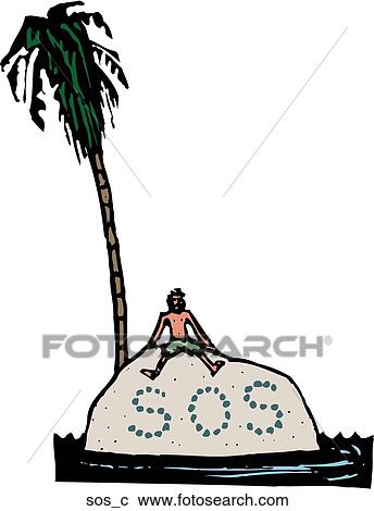 SOS View Large Clip Art Graphic Clipart - SOS. Fotosearch