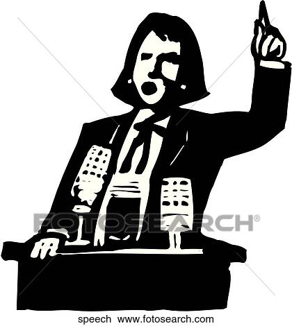 Clipart - Speech. Fotosearch