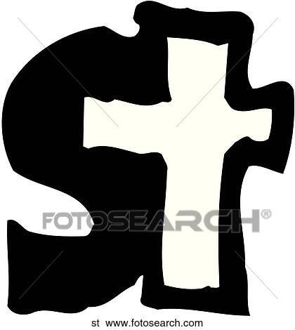 st View Large Clip Art Graphic Clip Art - st. Fotosearch