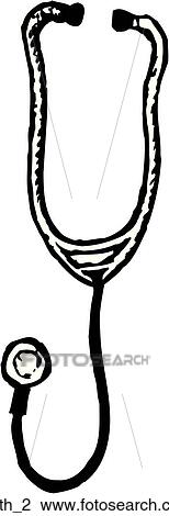 Clipart - Stethoscope 2. Fotosearch