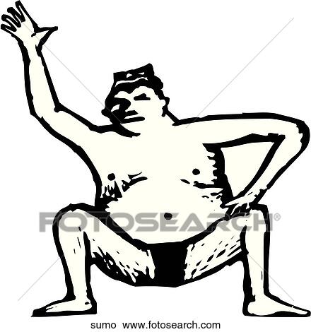 Clipart - Sumo. Fotosearch