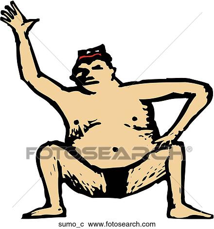 Clipart - Sumo. Fotosearch