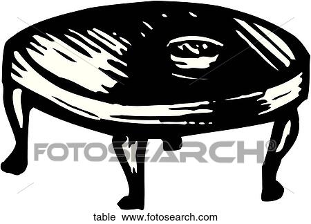 Clipart - Table. Fotosearch