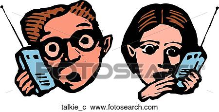 Clipart - Talkies. Fotosearch