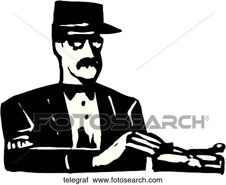 Telegraph View Large Clip Art Graphic Clipart - Telegraph. Fotosearch