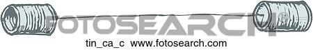 Clipart - Tin Cans. Fotosearch