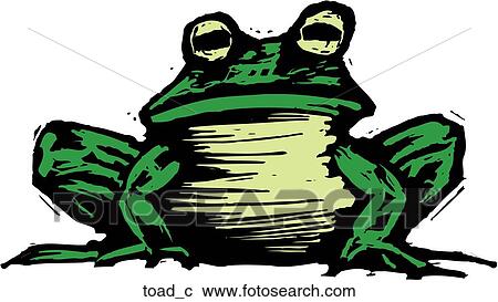 Toad View Large Clip Art Graphic Clipart - Toad. Fotosearch