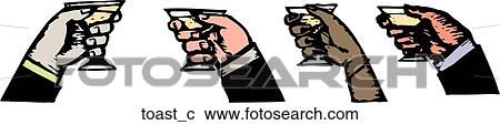 Toast View Large Clip Art Graphic Clipart - Toast. Fotosearch