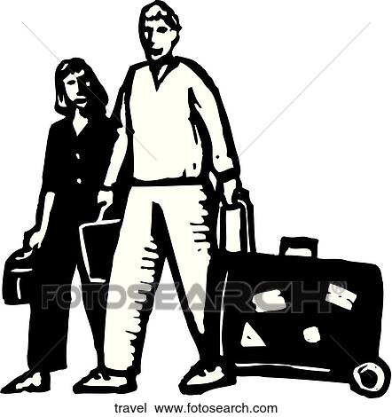 Travel View Large Clip Art Graphic Clipart - Travel. Fotosearch