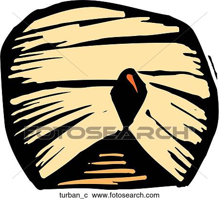 Turban View Large Clip Art Graphic Clipart - Turban. Fotosearch