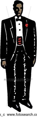 Clipart - Tux. Fotosearch