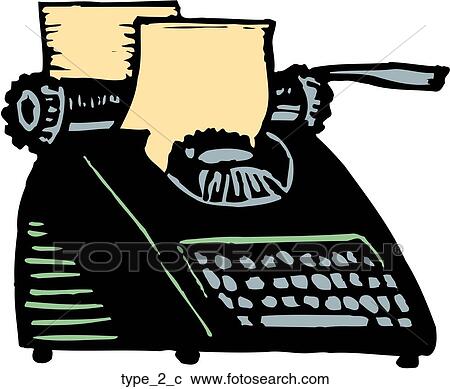 Typewriter 2 View Large Clip Art Graphic Clipart - Typewriter 2. Fotosearch