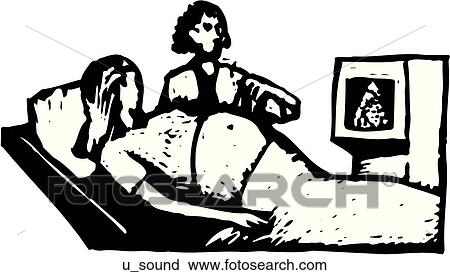 Ultra Sound View Large Clip Art Graphic Clipart - Ultra Sound. Fotosearch