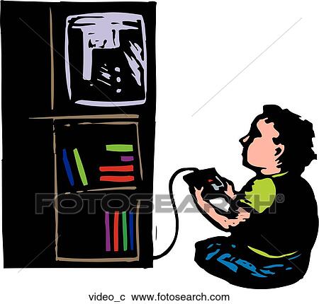 Clipart - Video Game. Fotosearch