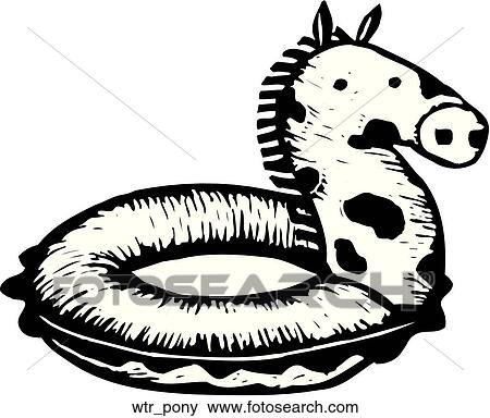 Water Pony View Large Clip Art Graphic Clip Art - Water Pony. Fotosearch
