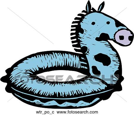 Water Pony View Large Clip Art Graphic Clipart - Water Pony. Fotosearch
