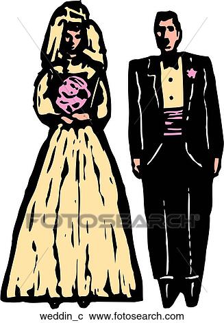 Clipart - Wedding. Fotosearch