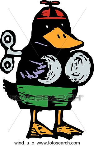 Wind Up View Large Clip Art Graphic Clipart - Wind Up. Fotosearch