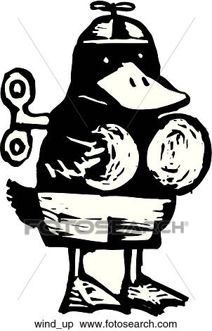 Clipart - Wind Up. Fotosearch