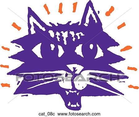 Cat 08 View Large Clip Art Graphic Clipart - Cat 08. Fotosearch