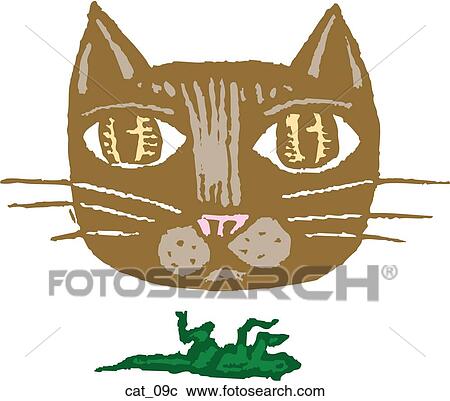 Cat 09 View Large Clip Art Graphic Clipart - Cat 09. Fotosearch