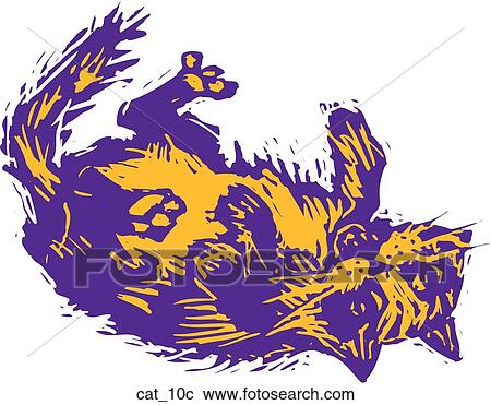 Cat 10 View Large Clip Art Graphic Clipart - Cat 10. Fotosearch