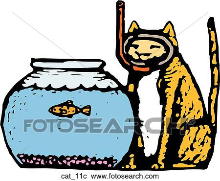 Cat 11 View Large Clip Art Graphic Clipart - Cat 11. Fotosearch