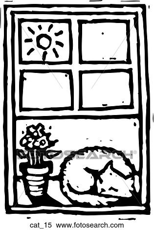 Clipart - Cat 15. Fotosearch