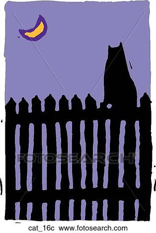 Cat 16 View Large Clip Art Graphic Clipart - Cat 16. Fotosearch