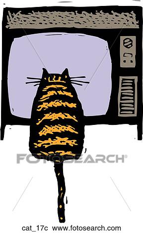 Cat 17 View Large Clip Art Graphic Clipart - Cat 17. Fotosearch
