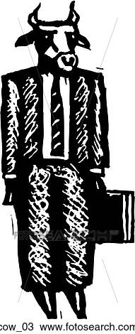 Cow 03 View Large Clip Art Graphic Clipart - Cow 03. Fotosearch