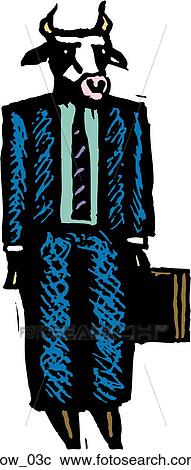 Clipart - Cow 03. Fotosearch