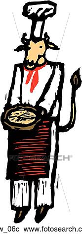 Clipart - Cow 06. Fotosearch