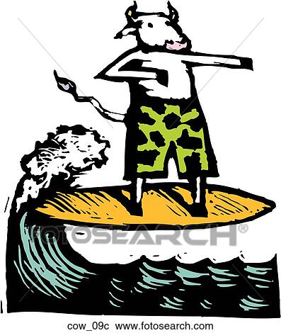 Clipart - Cow 09. Fotosearch