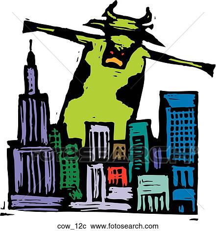 Clipart - Cow 12. Fotosearch
