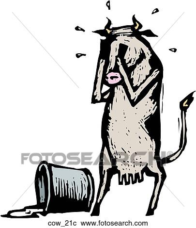 Clipart - Cow 21. Fotosearch