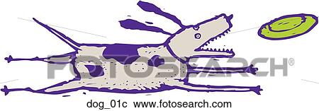 Dog 01 View Large Clip Art Graphic Clipart - Dog 01. Fotosearch
