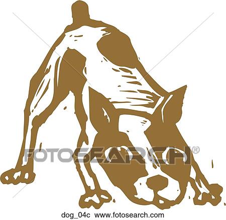 Dog 04 View Large Clip Art Graphic Clipart - Dog 04. Fotosearch