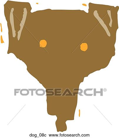 Dog 08 View Large Clip Art Graphic Clipart - Dog 08. Fotosearch