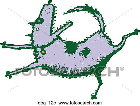 Dog 12 View Large Clip Art Graphic Clipart - Dog 12. Fotosearch