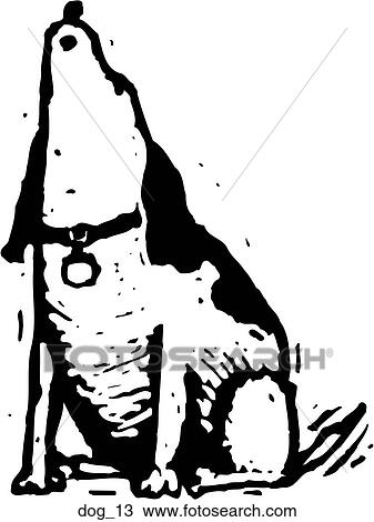 Dog 13 View Large Clip Art Graphic Clipart - Dog 13. Fotosearch