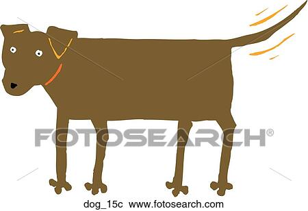 Dog 15 View Large Clip Art Graphic Clipart - Dog 15. Fotosearch
