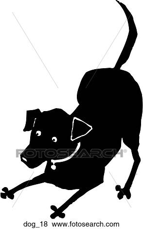 Dog 18 View Large Clip Art Graphic Clip Art - Dog 18. Fotosearch