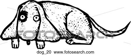 Dog 20 View Large Clip Art Graphic Clipart - Dog 20. Fotosearch