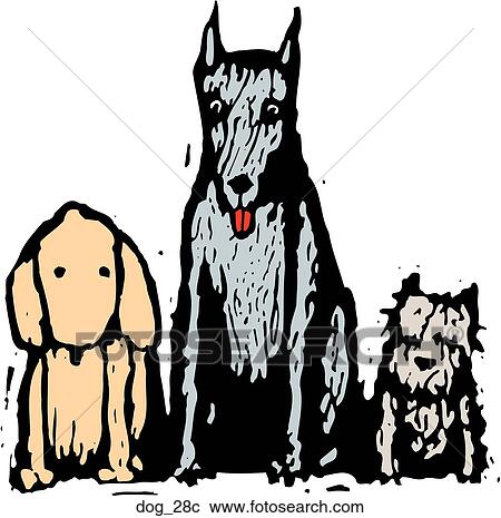 Dog 28 View Large Clip Art Graphic Clipart - Dog 28. Fotosearch